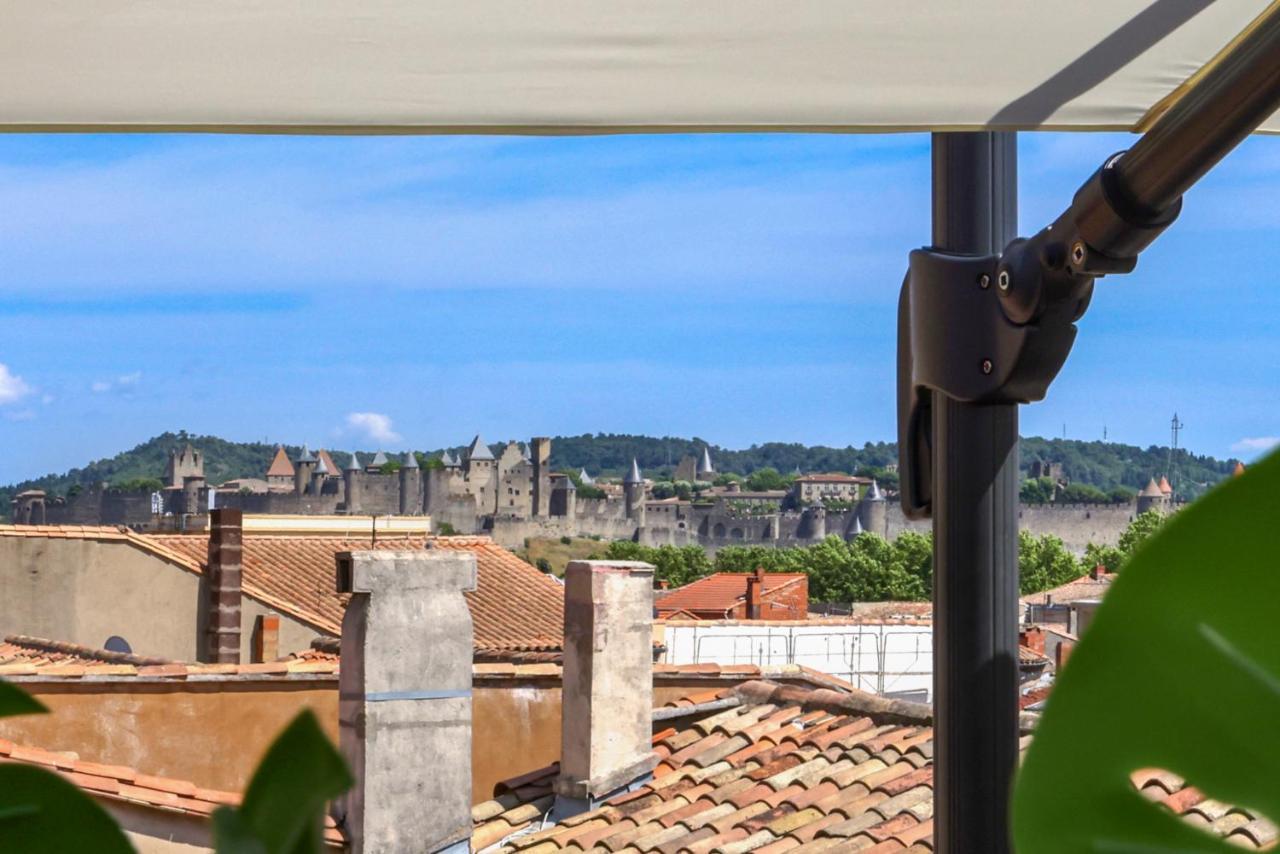 Apartamento La Terrasse Tapaja Vue Conciergeriedamecarcas Carcasona Exterior foto